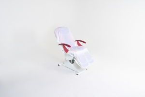 Чехол на кресло, Полиэтилен, прозрачный, 60х70 см, 100 шт/упк