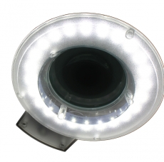 Светодиодная лампа лупа 8 д белая на кронштейне 