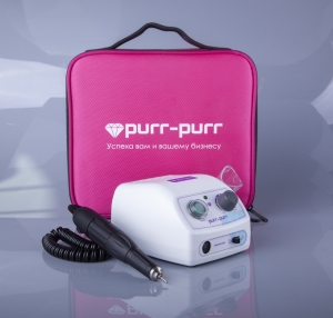 Аппарат для педикюра Purr-Purr Estron с ручкой Estron G сумка фуксия, сумка в подарок
